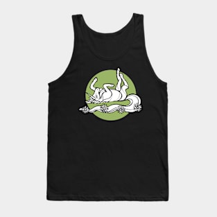 Rolling Unicorn — Inktober Unicorn illustration series Tank Top